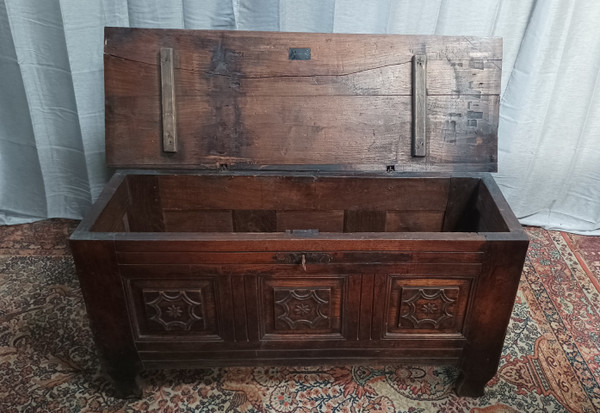 Cassettone in rovere Luigi XIV del XIX secolo