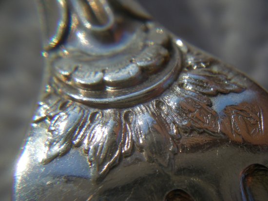 12 solid silver dessert cutlery