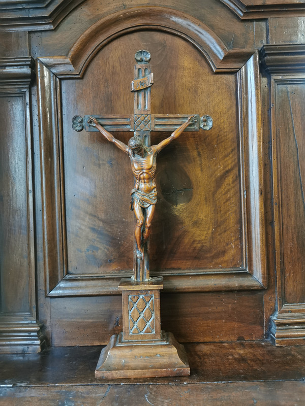 Christ En Croix Art Populaire XIX éme