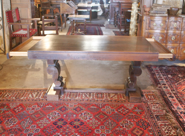 Art Deco table by Victor Courtray (1896-1987)