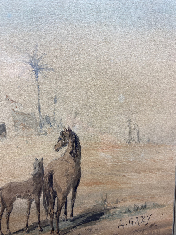AQUARELL VON L. GABY