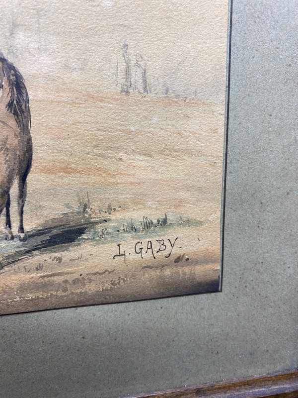 AQUARELL VON L. GABY