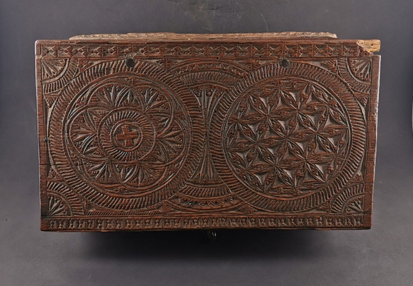 18th century finely carved box