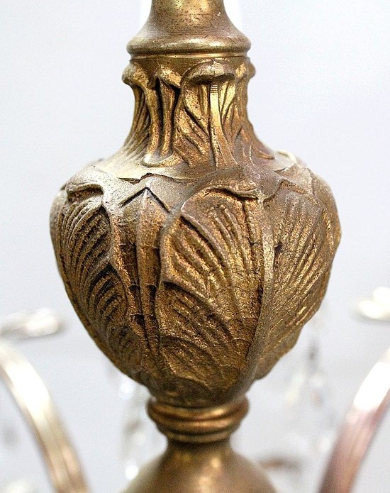  Lustre en Cristal - Milieu XXe 