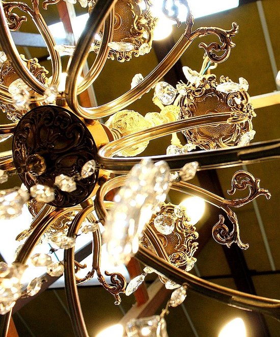  Lustre en Cristal - Milieu XXe 