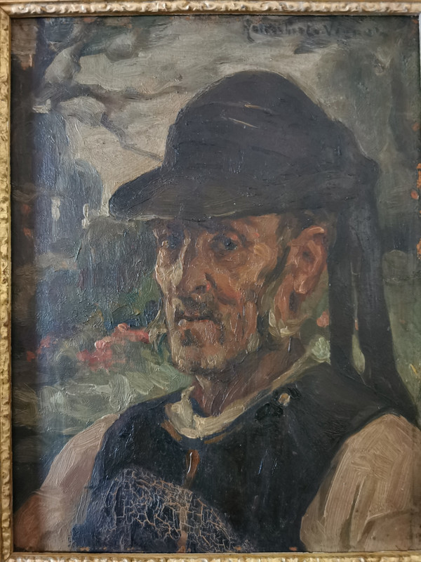 Paar Porträt eines Bretonen von Leonie HUMBERT-VIGNOT