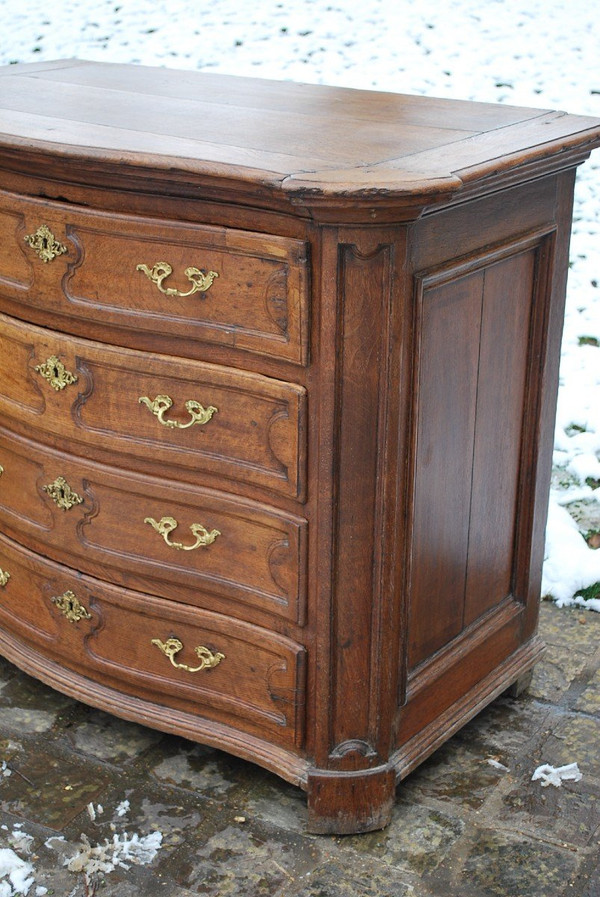 Commode Liègoise En Chêne XVIIIe
