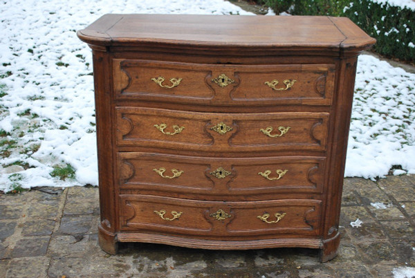 Commode Liègoise En Chêne XVIIIe