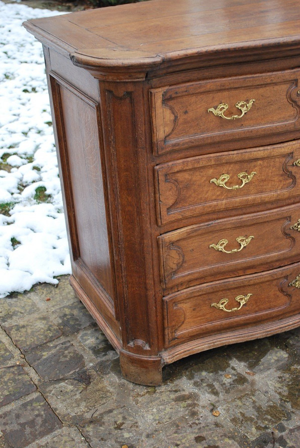 Commode Liègoise En Chêne XVIIIe