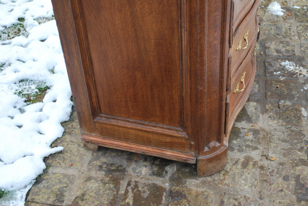 Commode Liègoise En Chêne XVIIIe