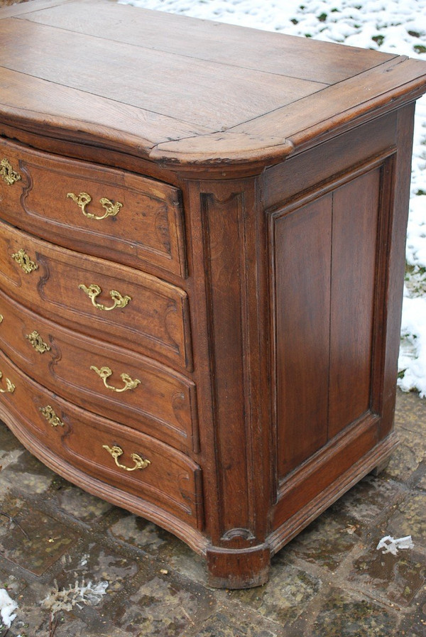 Commode Liègoise En Chêne XVIIIe