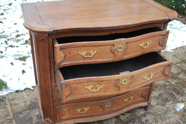Commode Liègoise En Chêne XVIIIe
