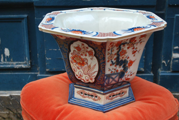 Grand Cache Pot Ou Jardinière Imari By Samson