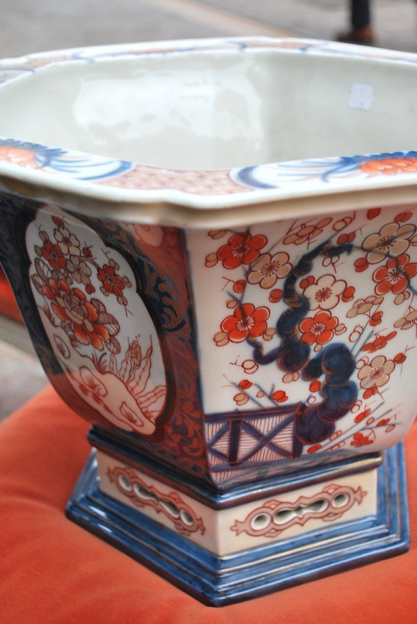 Grand Cache Pot Ou Jardinière Imari By Samson