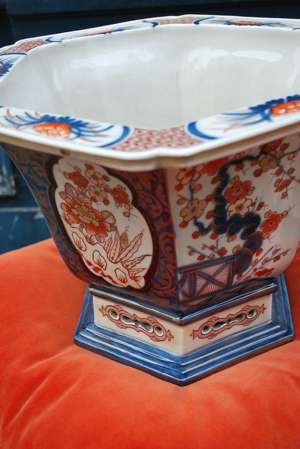 Grand Cache Pot Ou Jardinière Imari By Samson