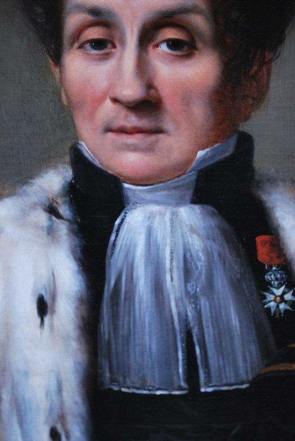 Portrait d'Un Haut Magistrat époque Empire Début XIXe