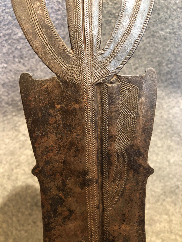 Glaive Poto ou N\'Gombe provenant de République Démocratique du Congo, XIXe siècle