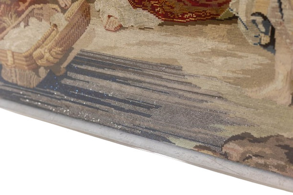 Arazzo a petit point in stile orientalista. 1880 circa.