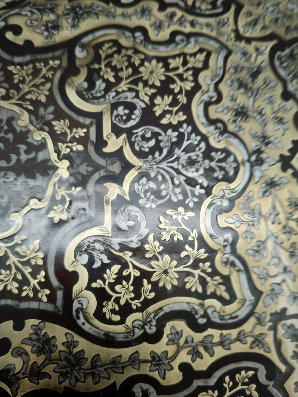 Grande scatola Boulle intarsiata