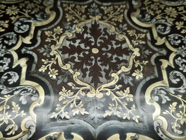 Grande scatola Boulle intarsiata