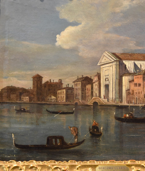 Giacomo Guardi (Venise, 1764 - 1835), Venise Avec Le Canal De La Giudecca