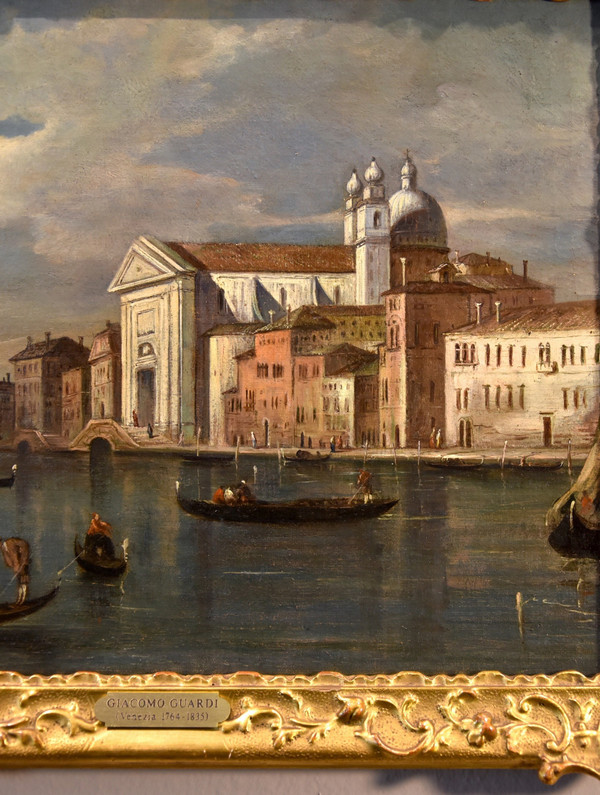 Giacomo Guardi (Venise, 1764 - 1835), Venise Avec Le Canal De La Giudecca