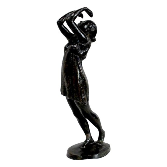  Bronze "the Dancer", by G. Halbout du Tanney - 1st part of the 20th century