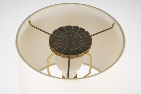 Lampe en bronze doré de style Art Déco