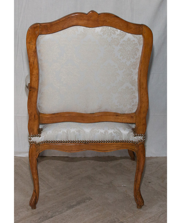 Fauteuil à Dossier Plat Estampillé époque Louis XV