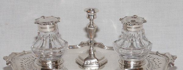Calamaio vittoriano in argento
