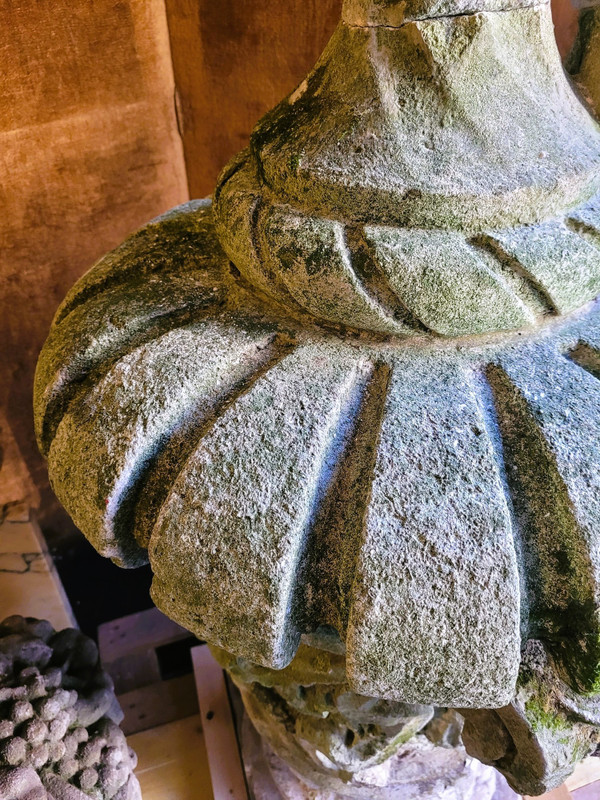Large Stone Garden Vase, Early 20th Century