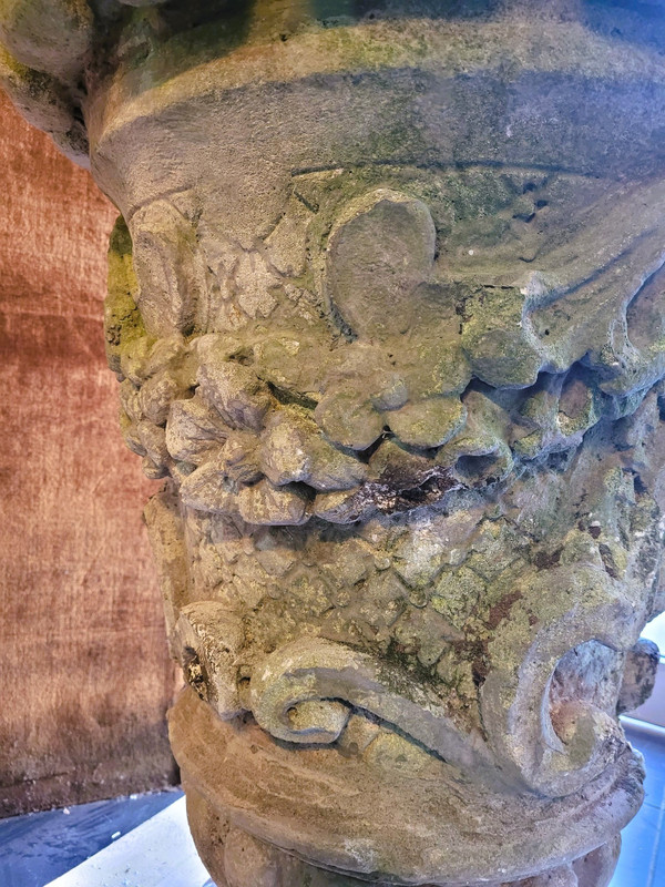 Large Stone Garden Vase, Early 20th Century