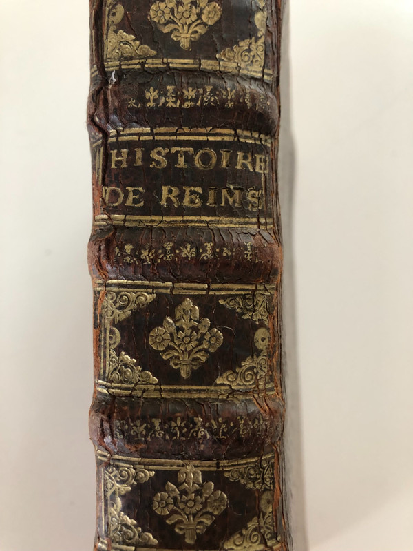 Le dessein de l'histoire de Reims de Nicolas Bergier  édité chez Nicolas Hecart Reims 1635