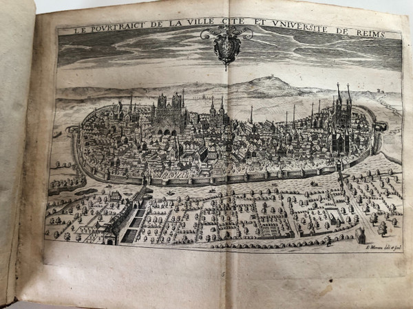 Le dessein de l'histoire de Reims de Nicolas Bergier  édité chez Nicolas Hecart Reims 1635