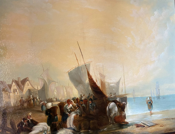 Painting by Jules Noël