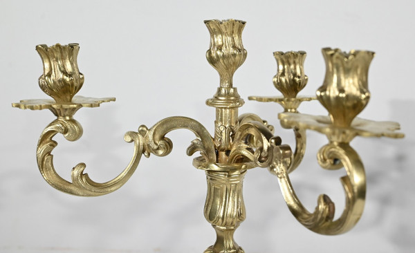 Gilt Bronze Fireplace Trim, stamped Japy Frères & Cie – Late 19th century