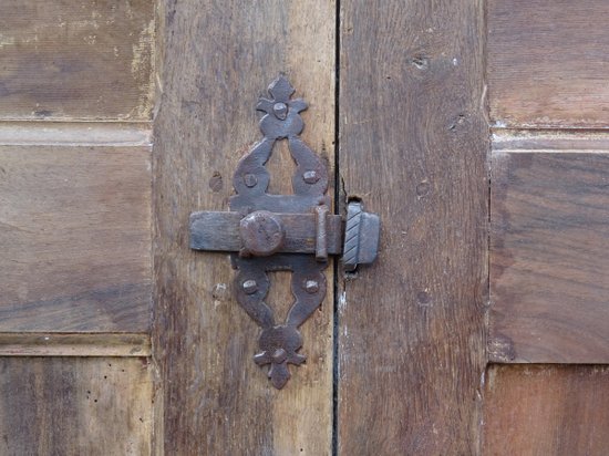 Old communication doors XVIIIth century in walnut Woodwork Door