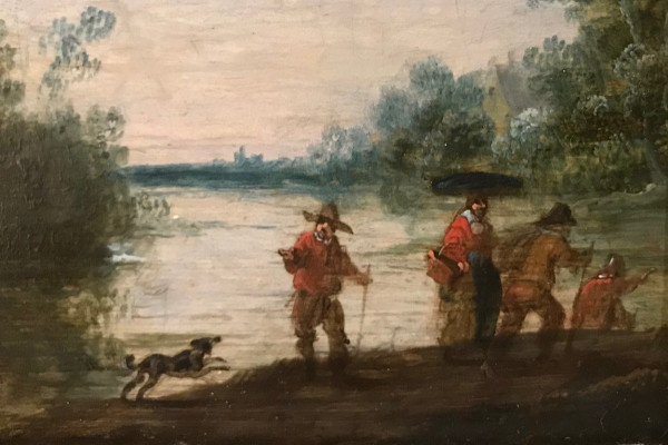 Dutch Landscape Anthonie Jansz Van Der Croos (1606/1662) Entourage