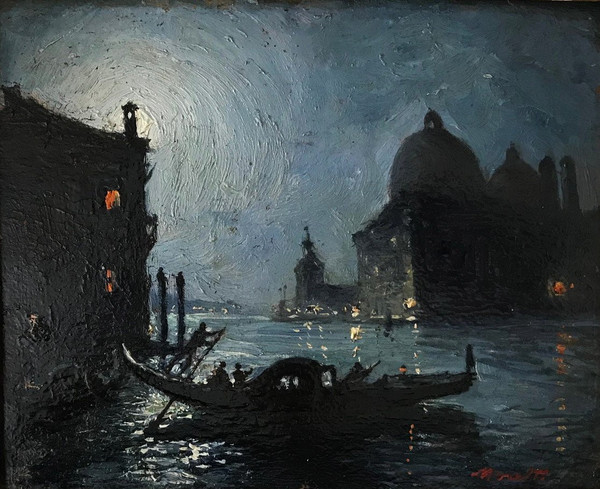 Vue De Venise Luigi Moretti 1884/1950