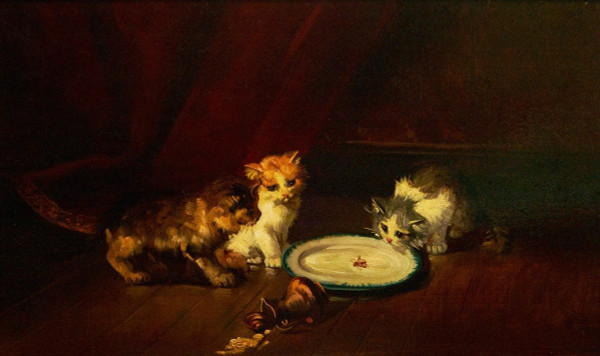 Chatons Att. Brunel De Neuville (1852/1941) 