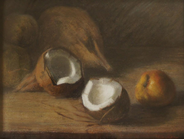 Coconut Signed H Darien 1864/1926