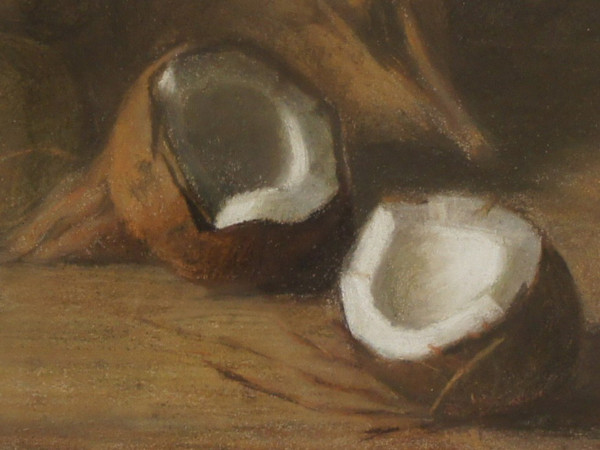 Coconut Signed H Darien 1864/1926