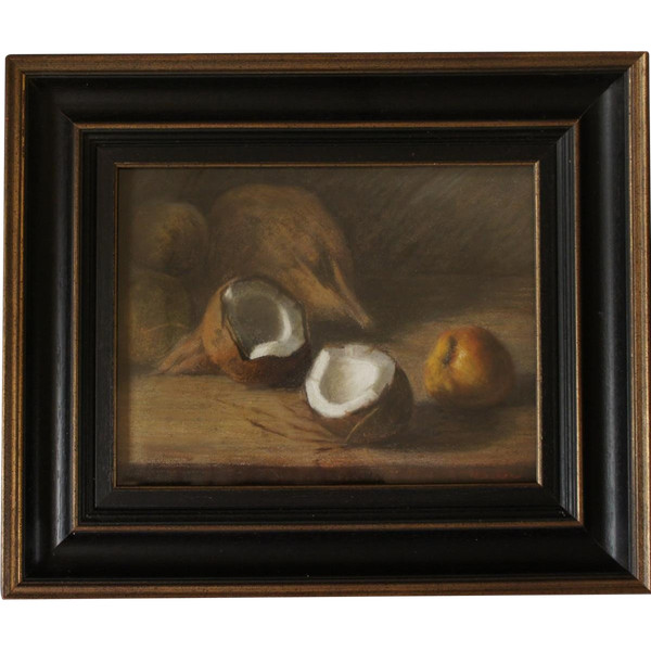 Coconut Signed H Darien 1864/1926