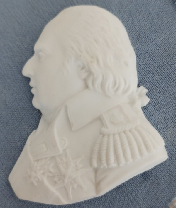 Königliche Manufaktur von Sèvres – Keksporträt von Ludwig XVIII. – Restaurierungszeit