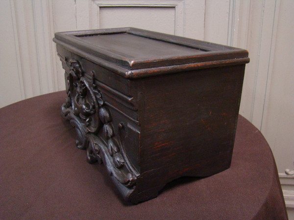 Coffret En Bois Art Populaire. 19th century