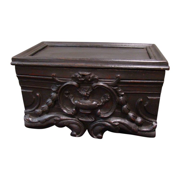 Coffret En Bois Art Populaire. 19th century
