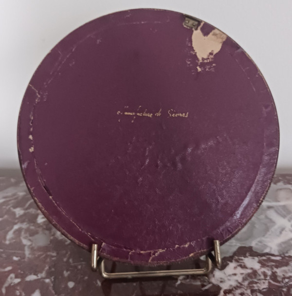 Manufacture de Sèvres - Henri IV - cookie medallion in a frame - signed