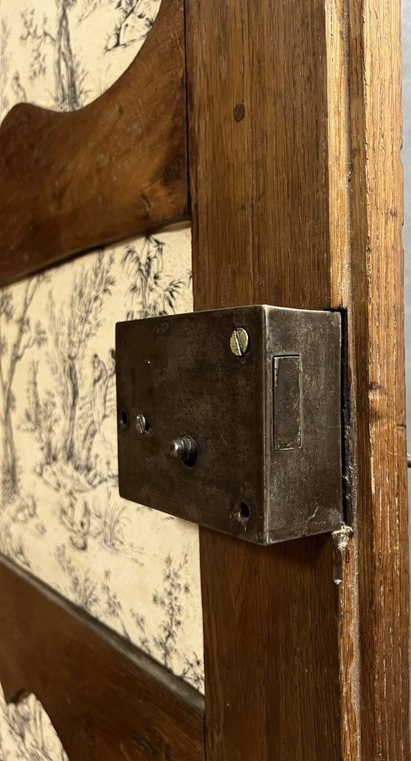 Lyon Louis XV period wardrobe in solid walnut circa 1750
