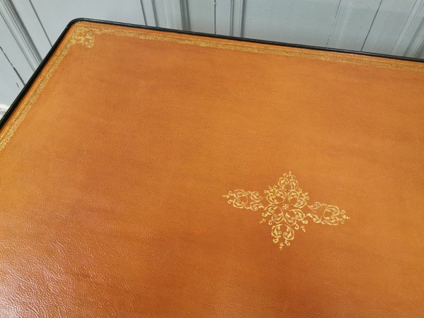 Table à Jeux Louis XV Laquée Noire. Epoque Milieu XVIIIème