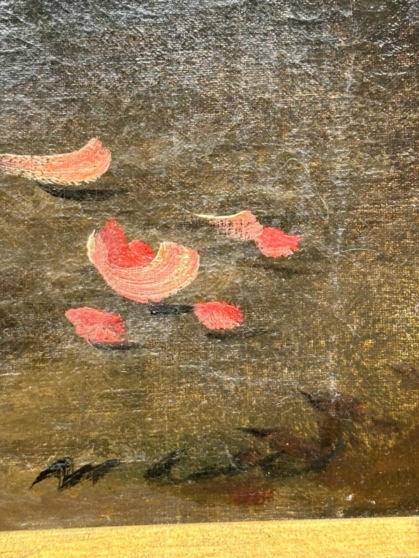 Ölgemälde auf Leinwand von Max Carlier (1872-1938) Blumen, Stillleben